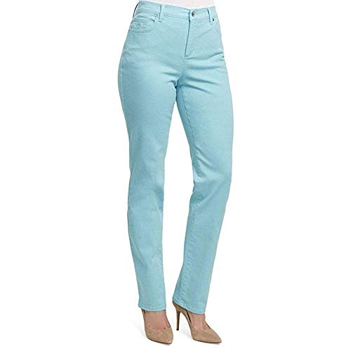 Gloria Vanderbilt Womens Plus Amanda Classic Fit Jean, Aqua Sky, 16 Average