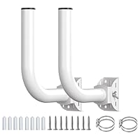 Wireless Bridge-Halterung, Universelle Wireless Bridge J-Masthalterung, 150° Verstellbarer Edelstahlmast Und Wandhalterung, Für Die Installation Einer Drahtlosen WiFi-Brücke(2 Stück)