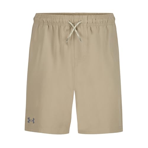 Image of Under Armour Boys' 4-Way Stretch Pull-on Tech Shorts, Moisture Wicking, Side Hand Pockets, Outdoor Collection