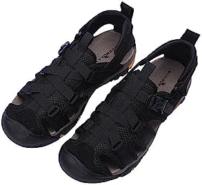 Sandali Da Uomo In Pelle - Comodi E Traspiranti Per Escursionismo E Spiaggia - Foto 2