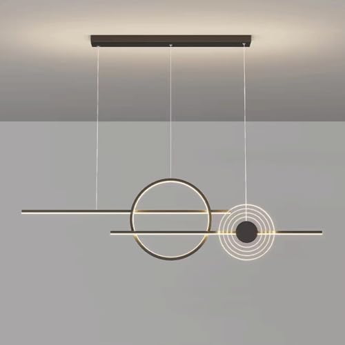 Lustre de salle à manger au design moderne et épuré de 100 cm
