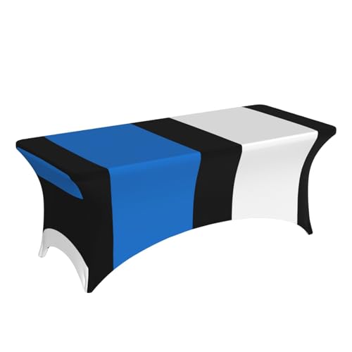 Nappe élasthanne drapeau Estonie 1,8m lavable anti-tache - 4