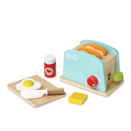 Kiokids Juguete Tostadora En Madera