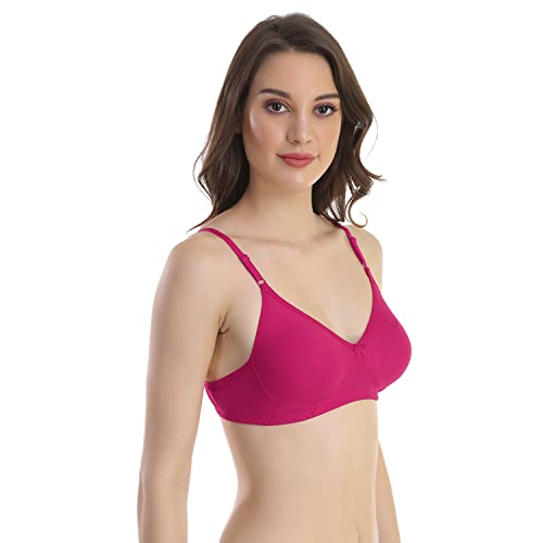 Image of Cotton Blend Seamless Bra for Womens