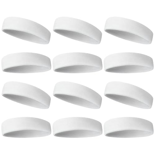 Image of Sweatbands Sports Headband for Men & Women - Terry Cloth Moisture-Wicking Sports Towel Headband for Tennis, Basketball, Running, Gym, and Fitness Working Out