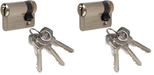 Yale YC500+ Demi-Cylindre de Serrure 30x10 mm, 5 Goupilles - Porte Extérieure, Porte d'Entrée,...
