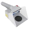 Airbrush verfspuitcabine met afzuigventilator, draagbare verfcabine met grote capaciteit met LED-verlichting, draaitafel en filterslang, Airbrush spuitcabine kit voor schilderen Model Craft Hobby DI
