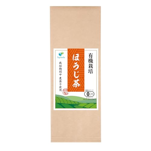 有機栽培茶 オーガニック 宇治ほうじ茶 無農薬 無化学肥料 一番茶 茶葉 有機JAS認証 京都府産 有機ほうじ茶 100g (1袋)のサムネイル