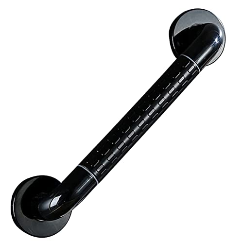 Barre D'appui Pour Salle De Bain,Barre D'appui WC en Acier Inoxydable Avec Fluorescence,Poignée de Baignoire Pour Sécurité Antidérapant, Poignée de Douche Murale,Noir (40cm/15.7in)