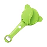 Abridor de tarros para personas mayores, abridor de tapa 4 en 1 para latas, herramienta de apertura de latas ajustable, para cocina, bar, camping, picnic, apartamento, dormitorio, restaurante