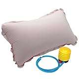 Tsukitoy 枕 クッション エアクッション 空気入れ 抱き枕 Smグッズ アダルトグッズ 防水 多機能 Smプレイ 繰り返す使用 80*50Cm ピンク