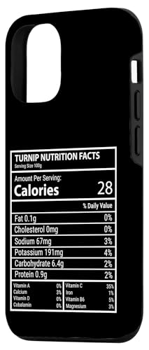 Valeur nutritive du navet - Conception de Tableau Alimentaire informatif Coque pour iPhone 12/12 Pro – vue 2