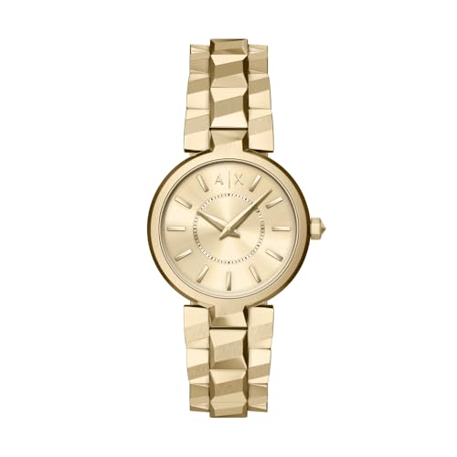 Montre Armani Exchange AX4407 dorée pour briller en soirée et au bureau