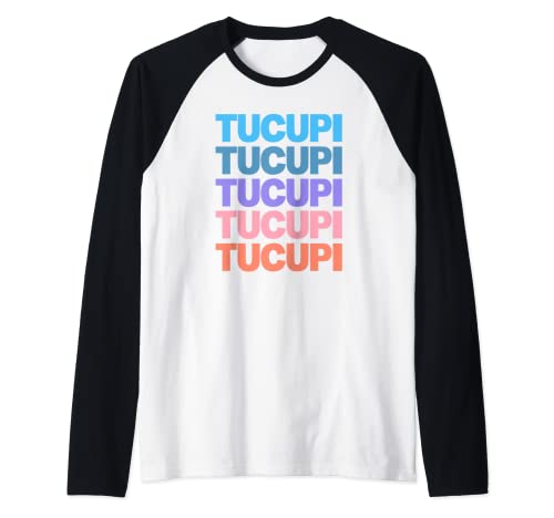 Funny Modern Tucupi Belém Manaus Brasil Brazil Food Camiseta Manga Raglan