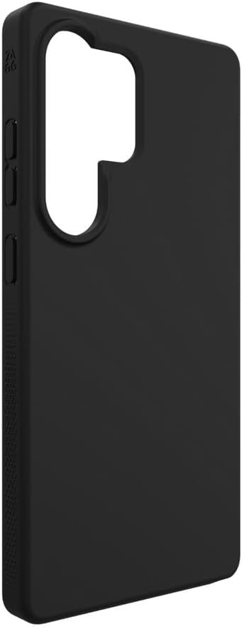 ZAGG Milan Snap Samsung Galaxy S25+ Case - 13ft Drop Protection, Eco-Friendly, Fast Wireless Charging Compatible, Slim Design, Secure Grip, Black