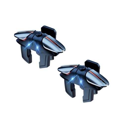 RuiJOTWAT Mobile Game Controller 4 Trigger Gamepad Mobile Game Buttons, Compatible With Android Ios