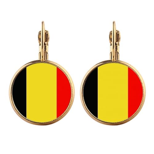 Boucles d'oreilles clip en or Belgique UE pour oreilles non percées
