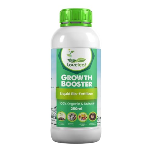 Image of LoveLeaf Organic Liquid Biofertilizer 250ml - 100% Natural NPK Growth Booster for Vegetables, Flowers, Indoor & Outdoor Plants
