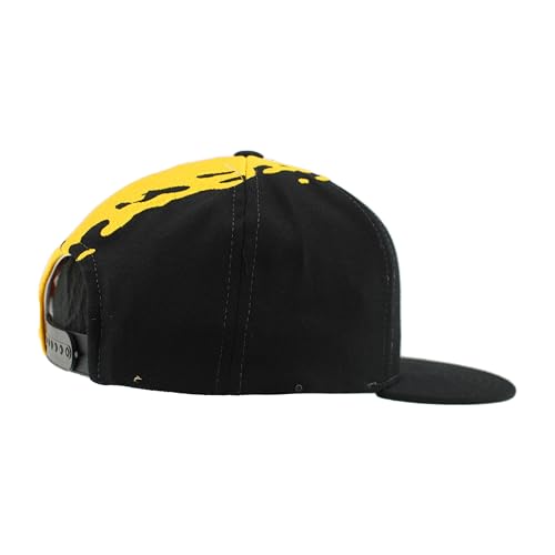 Image of ZHATS NHL Unisex-Adult NHL Officially Licensed Adjustable Snapback Hat Flat Bill Z11 Retro Paintbrush
