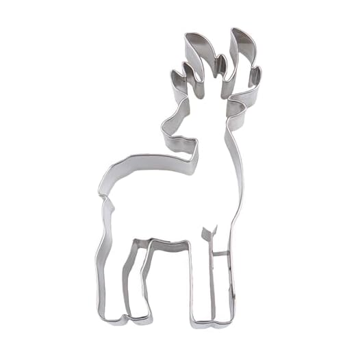 Staedter 076280 Emporte-pièce en Forme de Renne, Argent, 11 cm