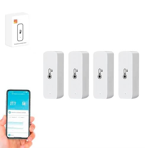 IHSENO Zigbee Temperature Humidity Monitor Tuya Humidity Sensor,App Records,ZigBee Hub