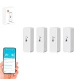 Zigbee Temperature Humidity Monitor Tuya Humidity Sensor,App Records,ZigBee Hub Required,Remote Monitoring for Tuya Smart Home Automation for Home, Office, Garden (4)
