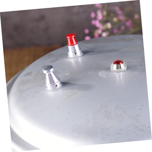 2 piezas de repuesto para olla a presión: válvula de seguridad y mango de liberación de vapor, válvula jigger de aluminio miniatura 5