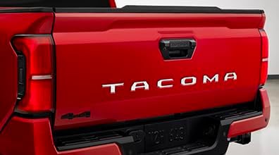 Genuine Toyota 2024 + Tacoma Tailgate Inserts - Chrome
