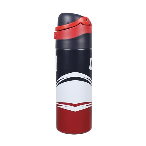 Image of US Soccer Logo Tribal Crest 24 Oz Blue Stainless Steel Water Bottle