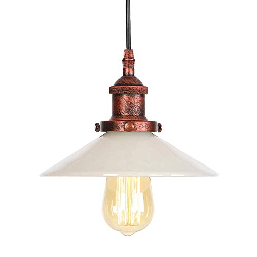 Lámpara colgante de vidrio transparente con casquillo E27 para iluminación de techos interiores 2
