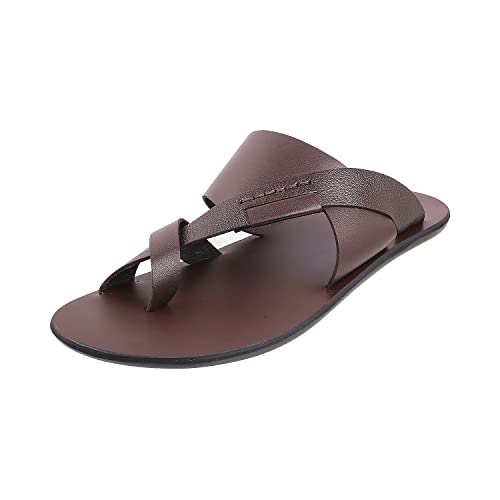Image of Metro Men's Faux Leather Stylish Casual Sandals