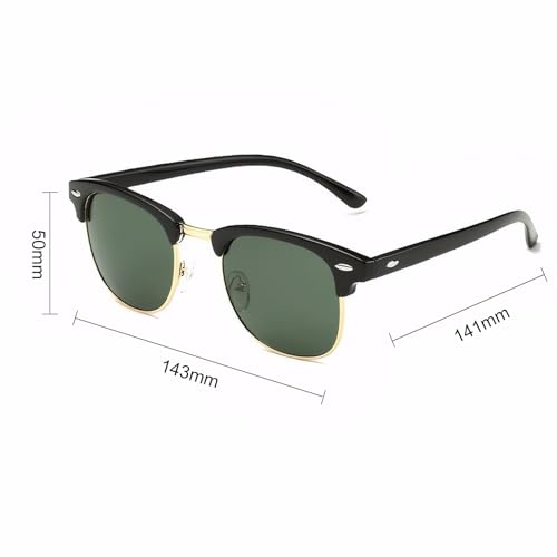 Polarized Sunglasses for Men and Women Classic Round Metal Frame Sunglasses Fashion Polarized for Outdoor Driving2