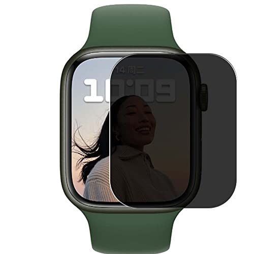 Puccy Privacy Screen Protector Film, Compatible with Apple Watch Series 7 45mm Anti Spy TPU Guard ï¼ Not Tempered Glass Protectors Case Coverï¼