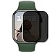 Puccy Privacy Screen Protector Film, compatible with Apple Watch Series 7 41mm Anti Spy TPU Guard ï¼ˆ Not Tempered Glass Protectors ï¼‰ New, Black