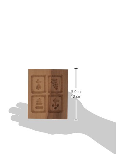 Moule Springerle en bois d'exception Städter 848078 marron 4 motifs