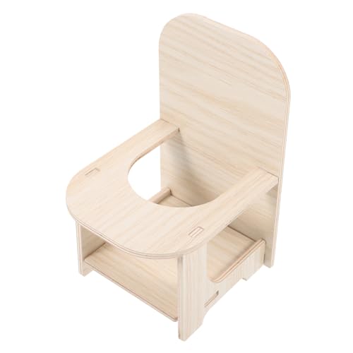 Toddmomy Chaise pour Hamster Petite Chaise De Repas Et Accessoire De Décoration pour Rongeurs Fournitures pour Animaux De Compagnie