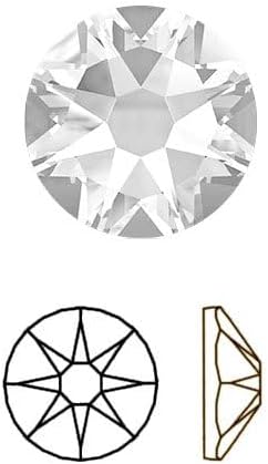 720 pcs Crystal (001) Clear Swarovski 2088 Xirius 12ss Flat Backs Rhinestones 3mm ss12 (Crystal-Wholesale) - Image 5
