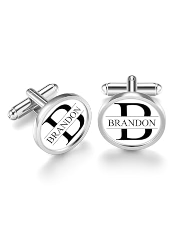 Mancuernillas personalizadas clásicas para hombre miniatura 1