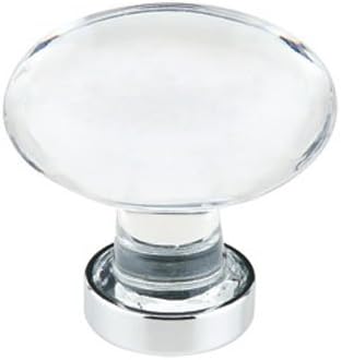 Emtek 86401US7 Crystal 1 1/4" Hampton Cabinet Knob - French Antique