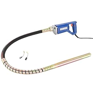 Arebos Hand – betonmengaar | 580 W – 1500 W | elektrisch | flexibele golf | continu gebruik (800 W 1,5 M Lengte kabel)