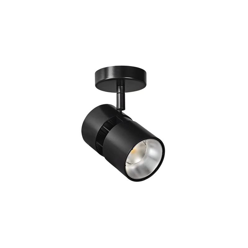 projecteur led sur patère - aric ninety 01 - 4000k - 30d - noir - aric 50575