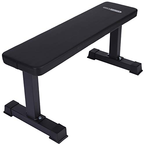 Weight Bench for Abdominal, Weightlifting and gym strength training equipment at home, Flat Utility Bench Press, Maximum Weight up to 300lbs