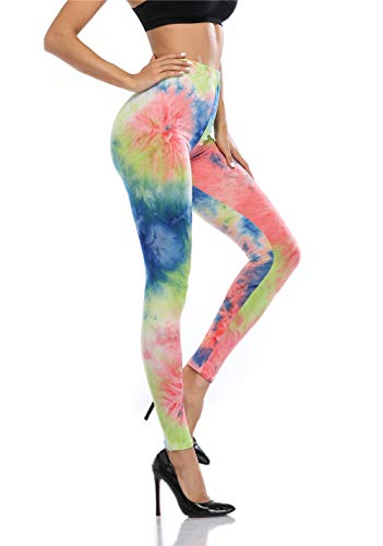 Image of Kotii Women's Soft Full Length Leggings High Waist Ankle Length Leggings Pants Tights
