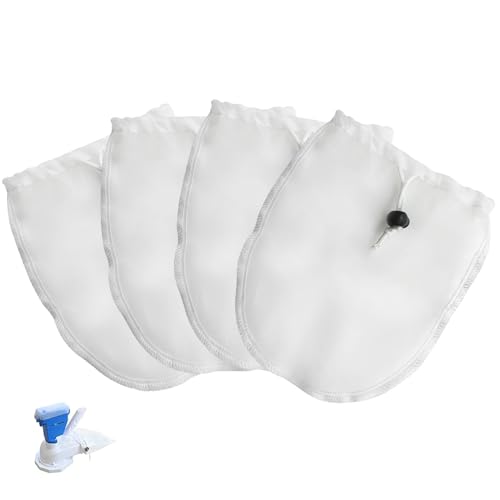 4 Bolsas colectoras de Recambio, Filtro de Tela, Bolsa de Malla de Limpieza, Accesorios de aspiradora para Piscina para Recoger follaje y Suciedad pequeña