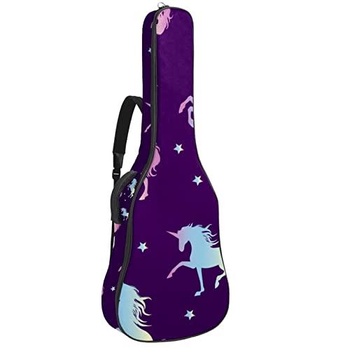 Housse de transport rembourrée pour guitare en tissu Oxford imperméable avec bandoulière réglable Motif silhouette de… - Les Beatles, Paul McCartney, John Lennon, RIngo Starr, George Harrison Housse de transport rembourrée pour guitare en tissu Oxford imperméable avec bandoulière réglable Motif silhouette de…