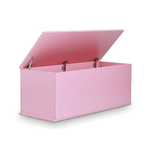 VDD - Coffre de rangement - coffre à jouets - coffre à couvertures - largeur 100 cm - rose
