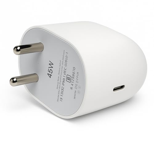Image of Hoerrye 45W Type-C Rapid Charger for Pixel 9a|9|9 Pro|9 Pro XL|9 Pro Fold|8|8 Pro|8a|7|7 Pro|7a|Nothing Phone 3A|3A Pro|Samsung S25 Edge|S25 Ultra|Laptop| Tablet |Pad|Chromebook & 45watt Adapter
