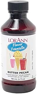 LorAnn Butter Pecan Flavor Fountain, 4 oz Bottle