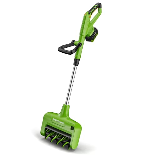 GreenSweep Reviver Volt Cordless Artificial Grass & Turf Power Brush Cleaner Lightweight Compact & Easy to Use