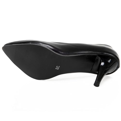 Asterisco Women Stiletto Pumps High Heel Shoes Pointed Toe Slip On Elegant Dress Heels, Size 1-124